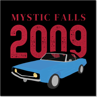 Mystic Falls 2009 | Damon's Car Posters and Art
